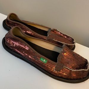 Brown sequin SANUKS!